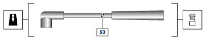 BRECAV 92.5350 Ignition Cable